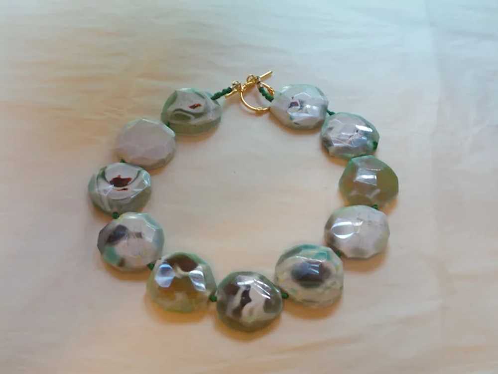 Hand Strung Fire Agate Necklace - image 10