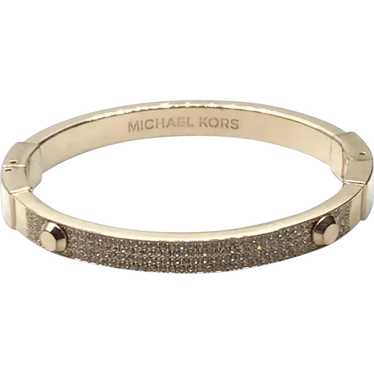 Michael Kors Gold Tone Sparkly Bangle  Bracelet - image 1