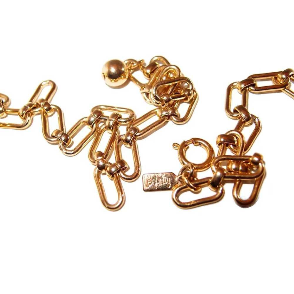 Celebrity Horn Lucite Collar Necklace - image 7