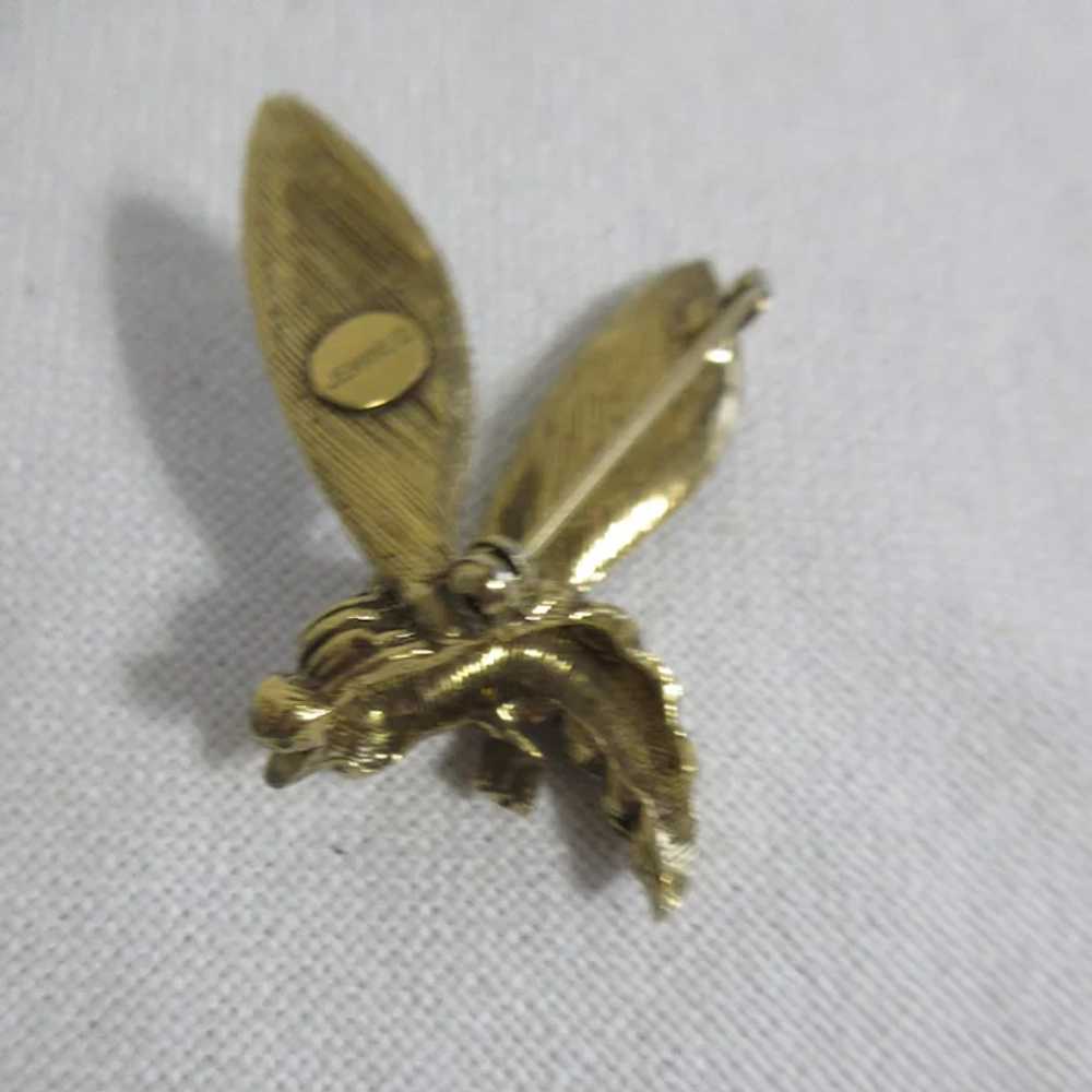 Jeanne Flying Insect Brooch - image 6