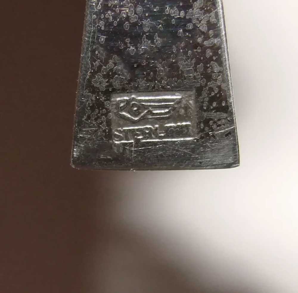 Beautiful STERLING Celtic Design Cross Pendant - image 3