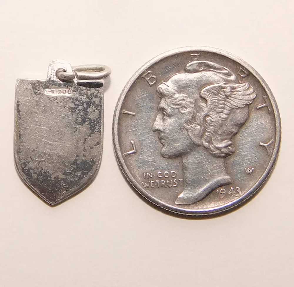 800 Silver & Enamel ST GILGEN Charm - Souvenir of… - image 2