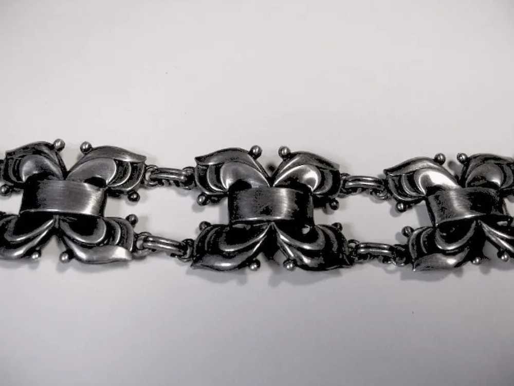 Coro Norseland Sterling Silver 925 Bracelet Vinta… - image 2