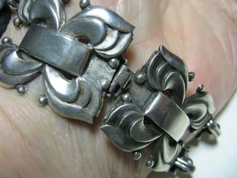 Coro Norseland Sterling Silver 925 Bracelet Vinta… - image 3