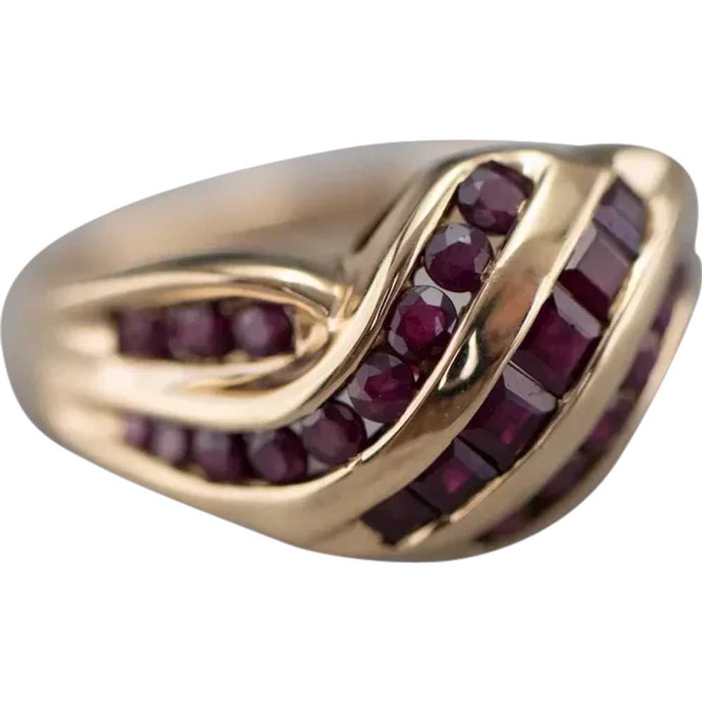Vintage Ruby Fashion Ring - image 1