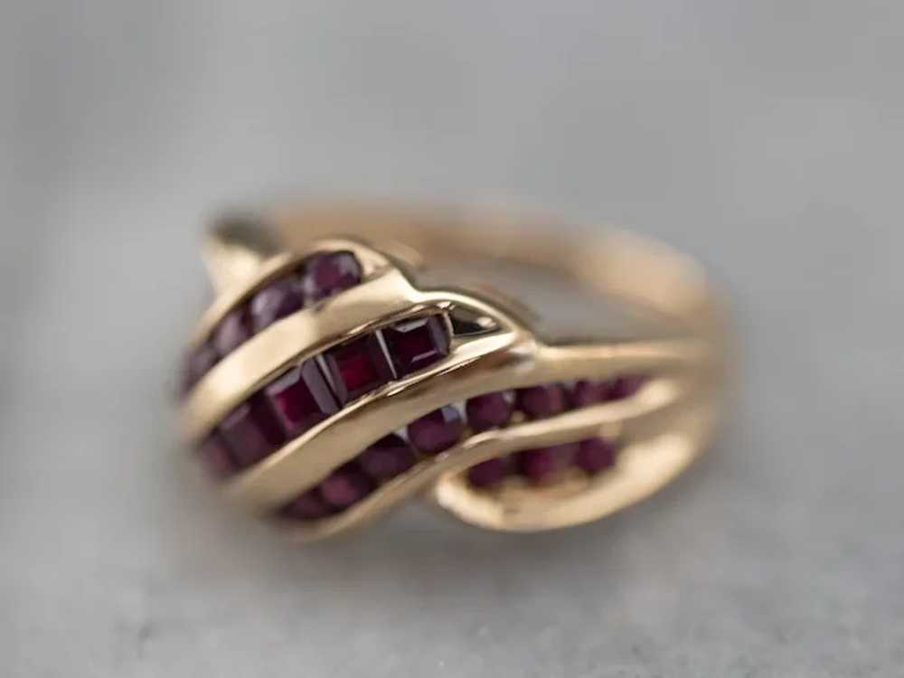Vintage Ruby Fashion Ring - image 3