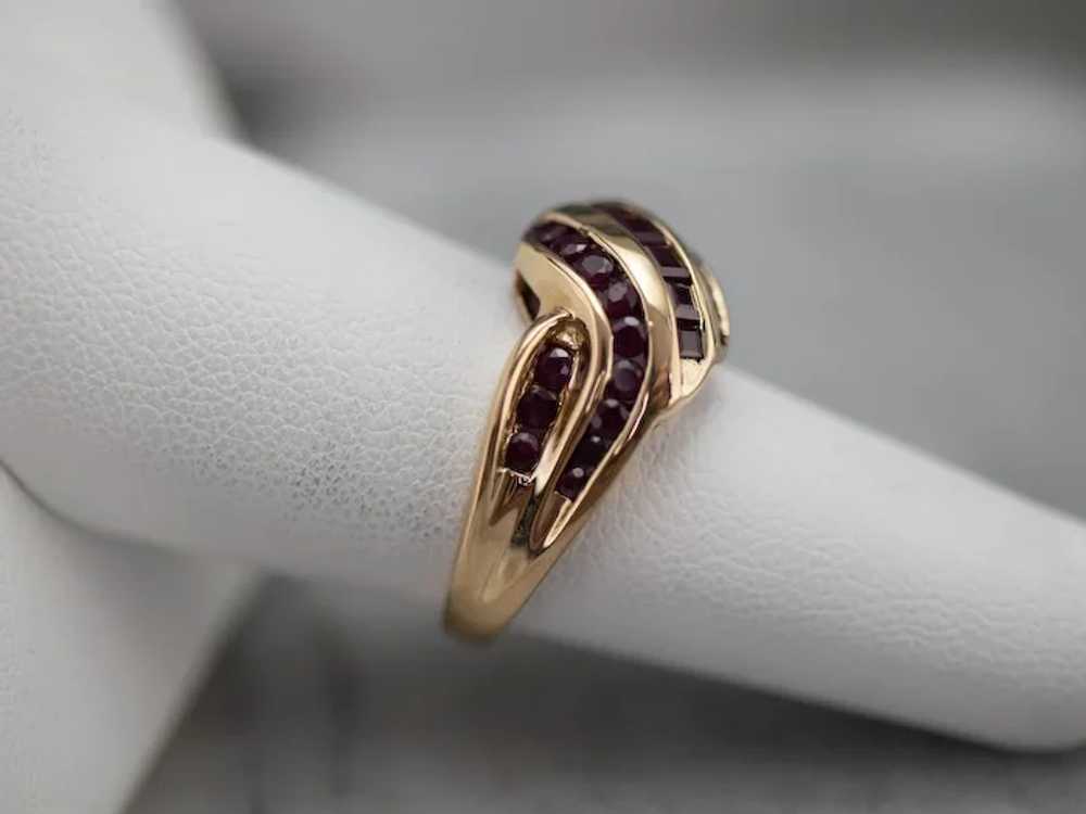 Vintage Ruby Fashion Ring - image 7