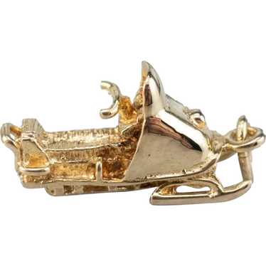 Unisex Snowmobile Charm Pendant - image 1