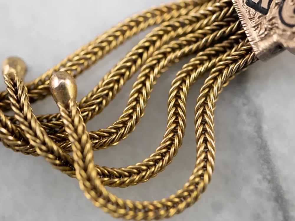 Victorian Tassel Pendant Chain Necklace - image 6