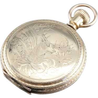 Antique 1888 Waltham Open Face Pocket Watch