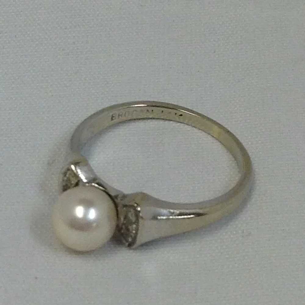 Diamond and Pearl Ring by Brogan - image 6