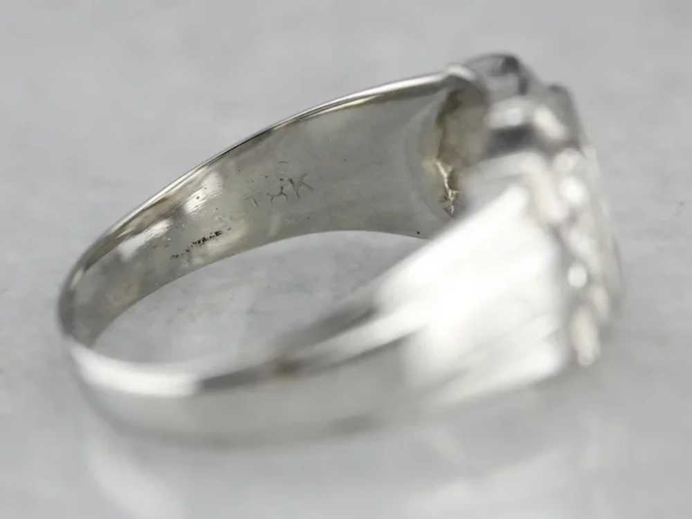 European Cut Diamond Solitaire Ring - image 5