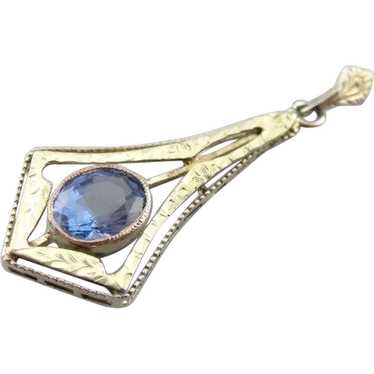 Lovely Sapphire Lavalier Pendant