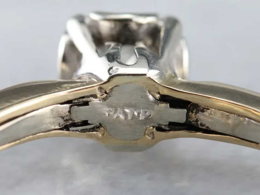 Vintage Diamond Solitaire Ring - image 6