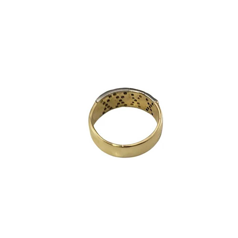 Vintage 14 Karat Yellow Gold and Diamond Band Rin… - image 5