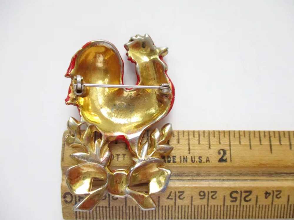 SILSON WWII Allies Patriotic Brooch French Cocker… - image 9