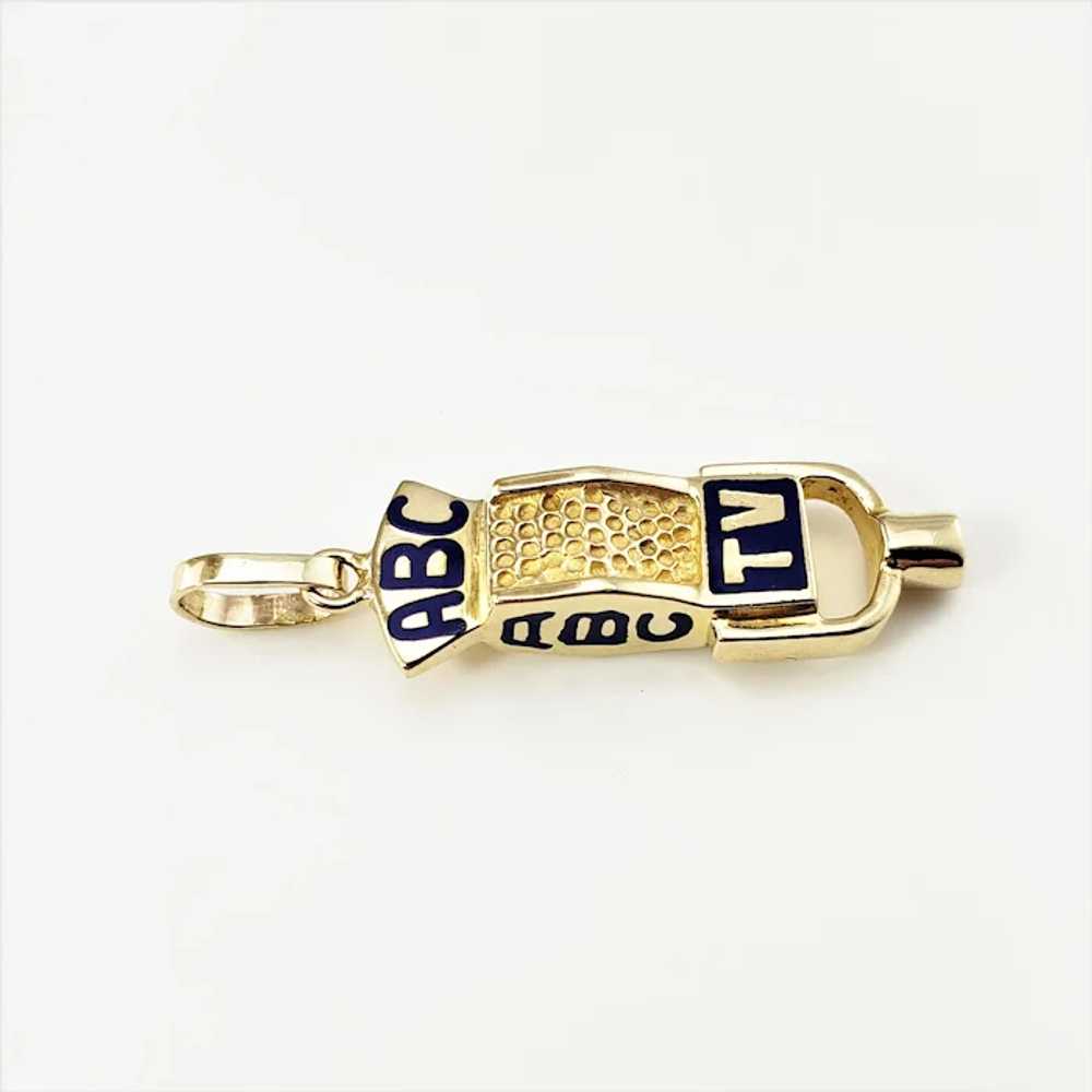 Vintage 14 Karat Yellow Gold ABC TV Studio Microp… - image 3