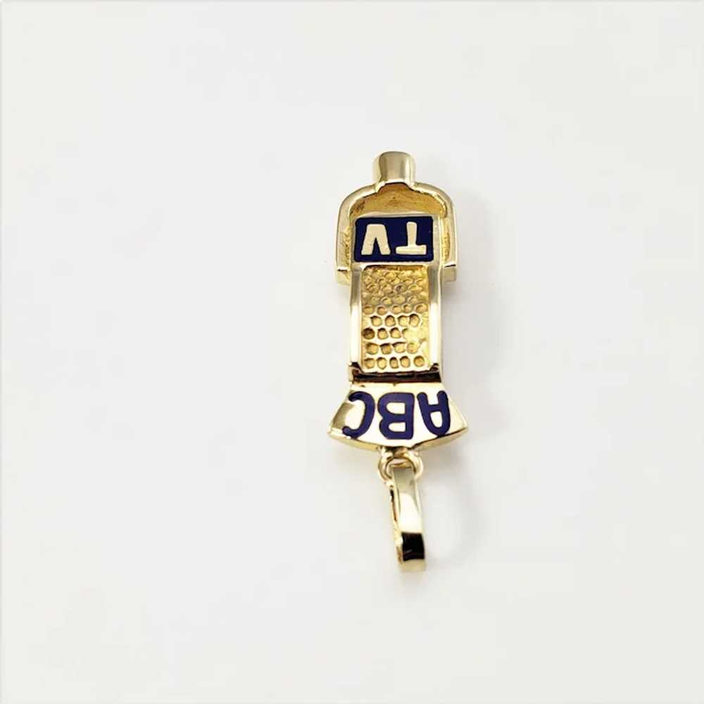 Vintage 14 Karat Yellow Gold ABC TV Studio Microp… - image 4