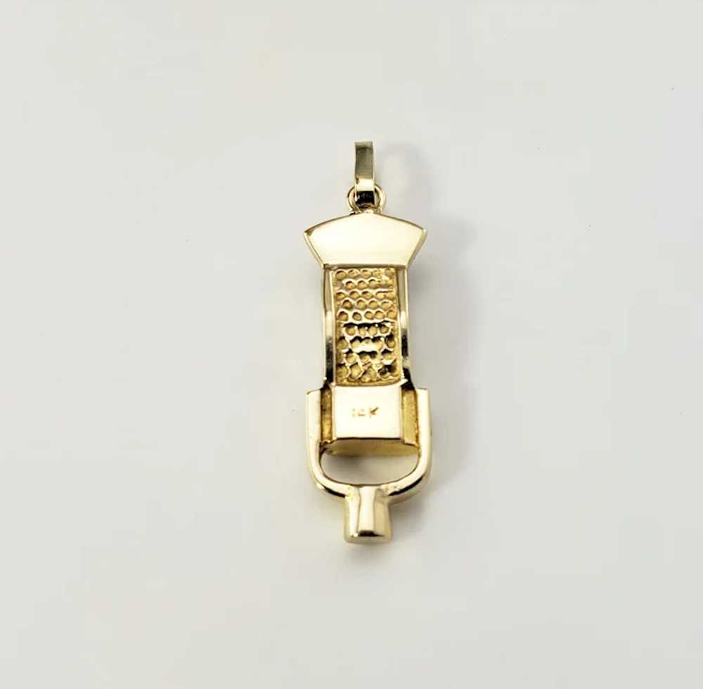 Vintage 14 Karat Yellow Gold ABC TV Studio Microp… - image 5