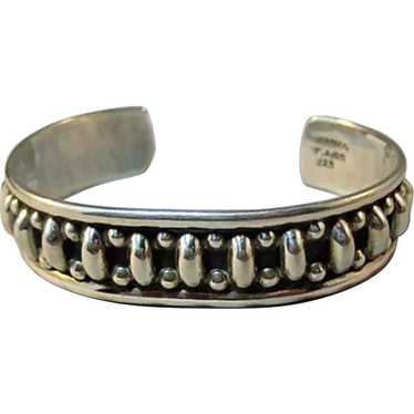 MEXICO 925 Sterling Silver - Vintage Tiger's Eye Hook Bangle Bracelet -  BT1191 on eBid United States