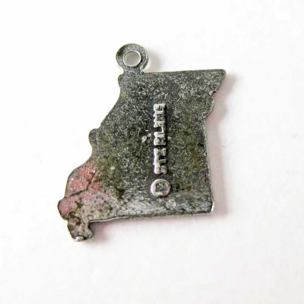 Vintage Missouri  Sterling State Charm / Sterling… - image 2