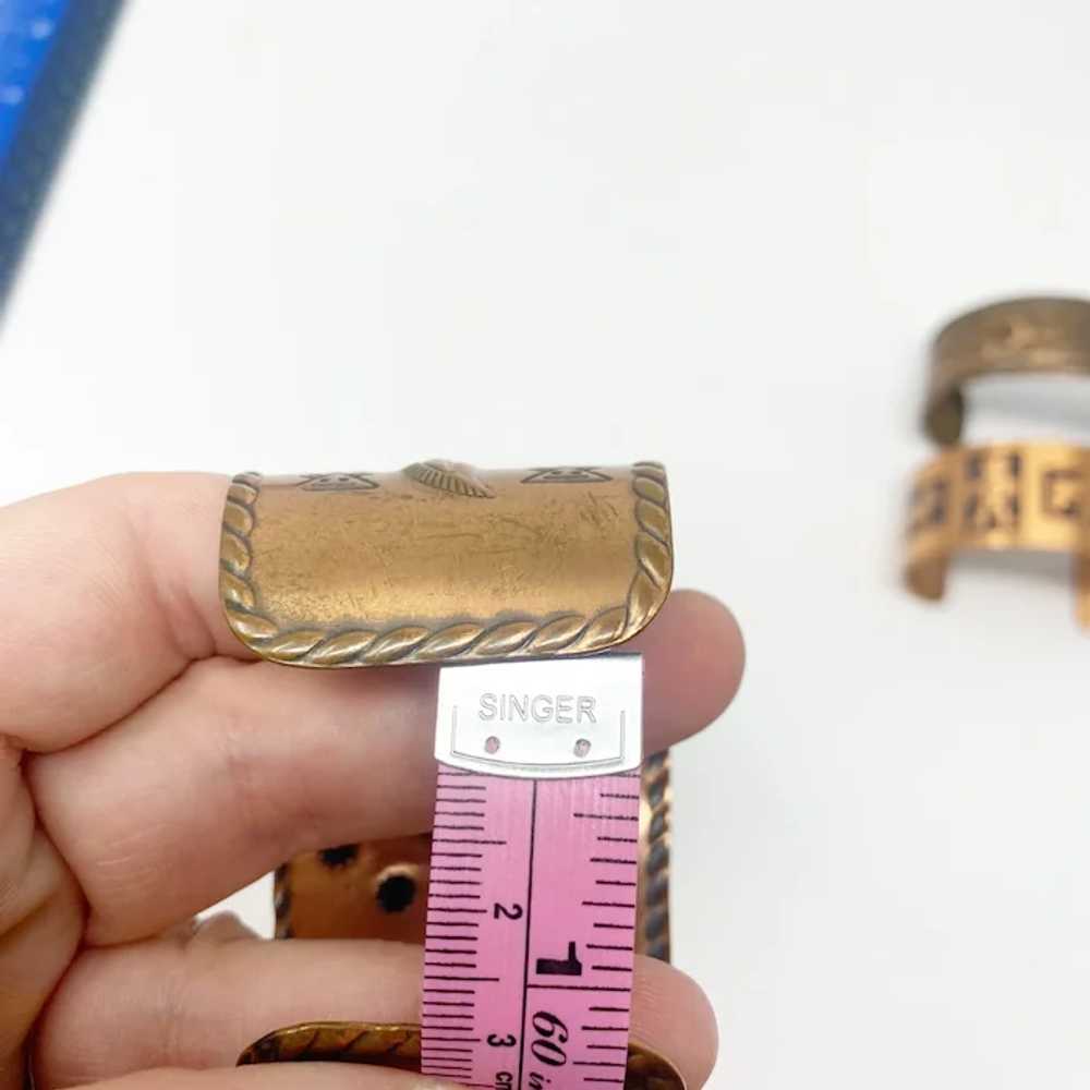 525 Vintage Bell Trading Post solid copper storyt… - image 12