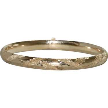 14KT Yellow Gold Bangle Bracelet