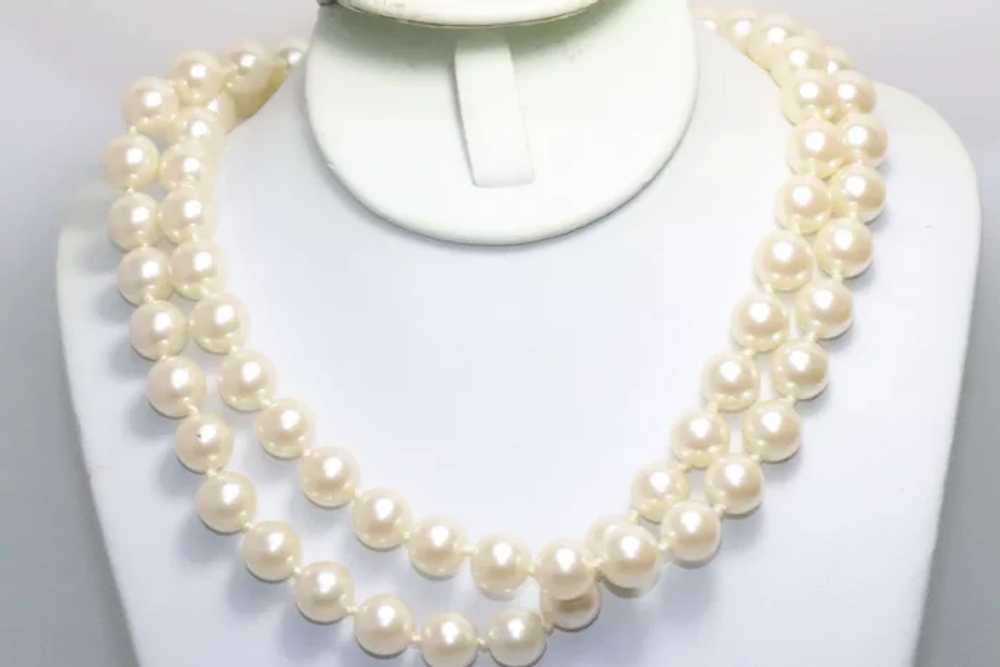 Vintage Lady of Spain Pearl Beaded Necklace - image 2