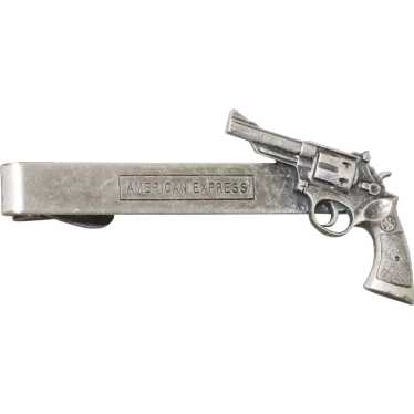 Vintage Costume American Express Gun Brooch - image 1