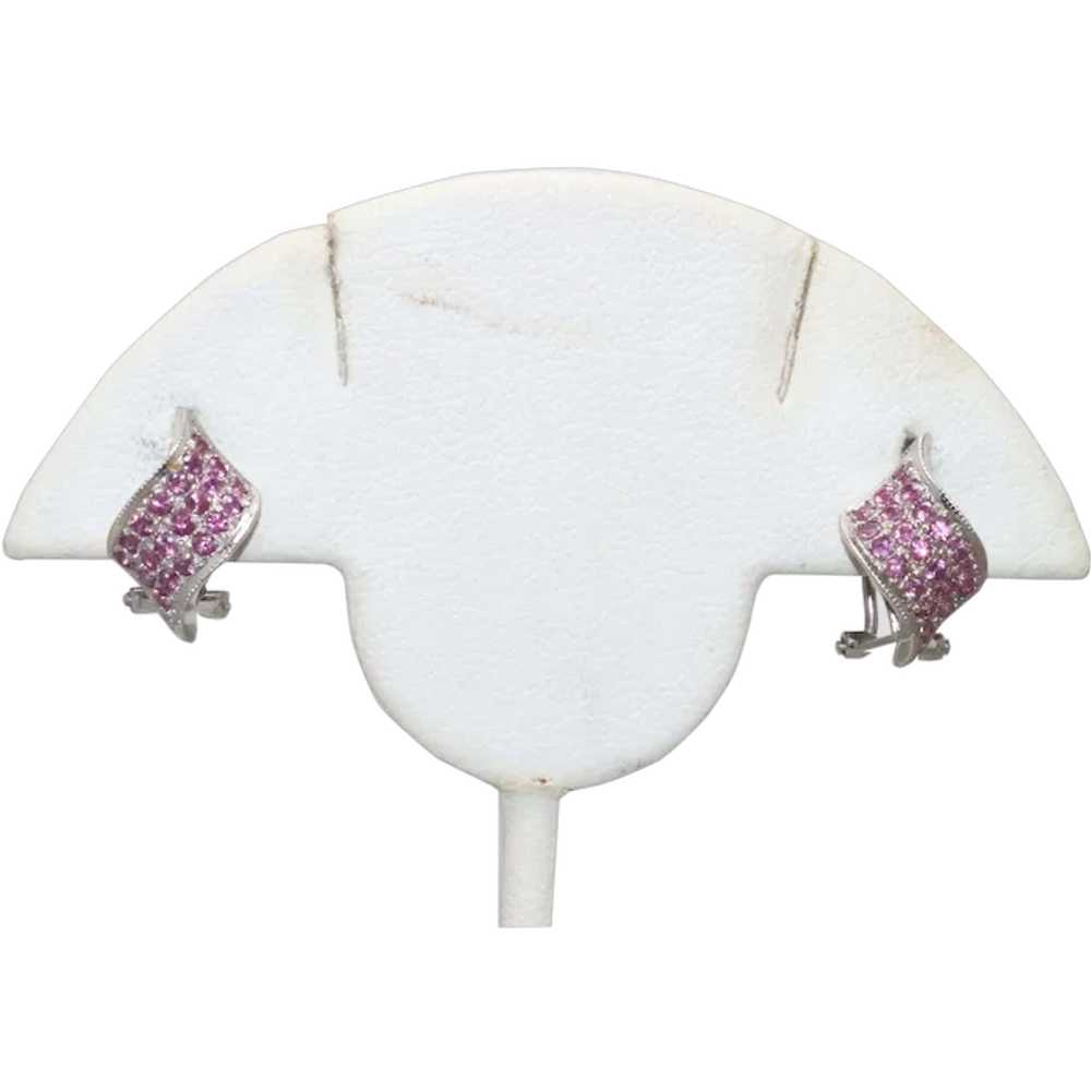 Vintage 14K Gold Ruby Earrings - image 1