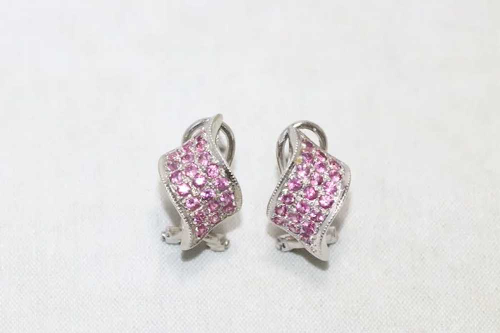 Vintage 14K Gold Ruby Earrings - image 2