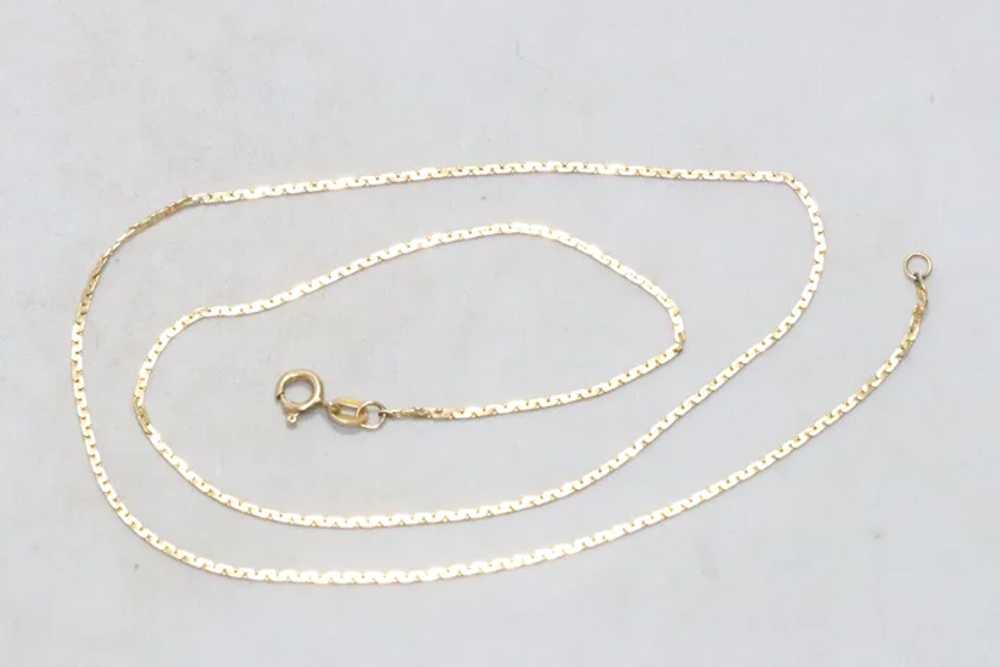 Vintage 14KT Yellow Gold S Chain - image 2