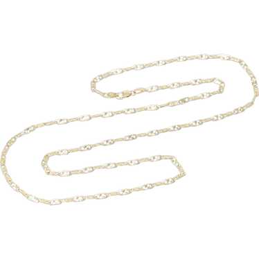 Vintage 14K Gold Valentino Chain Necklace