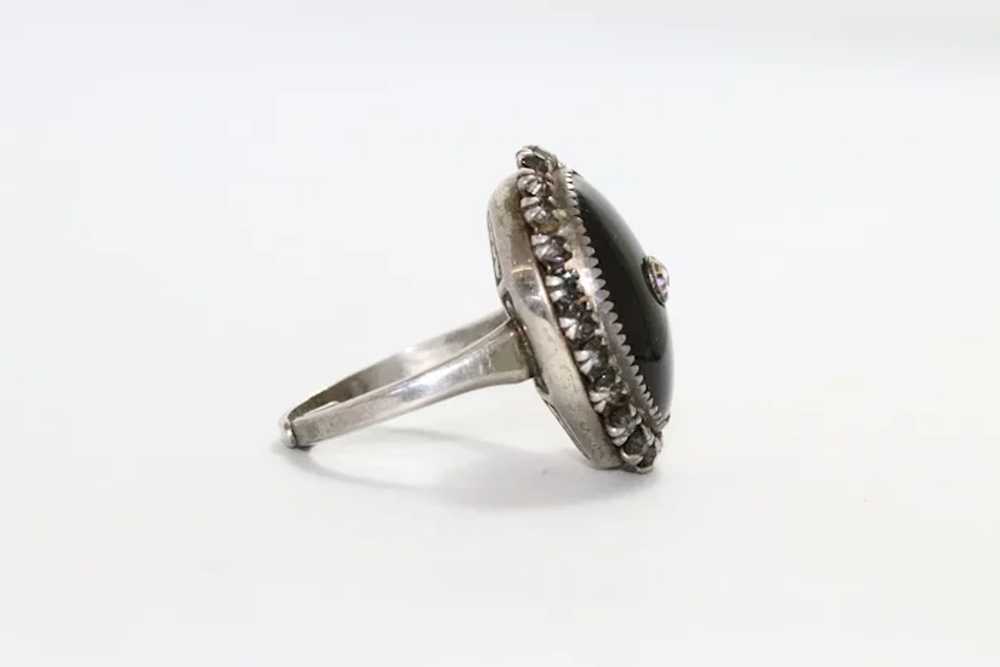 Sterling Silver Black Onyx Ring - image 4