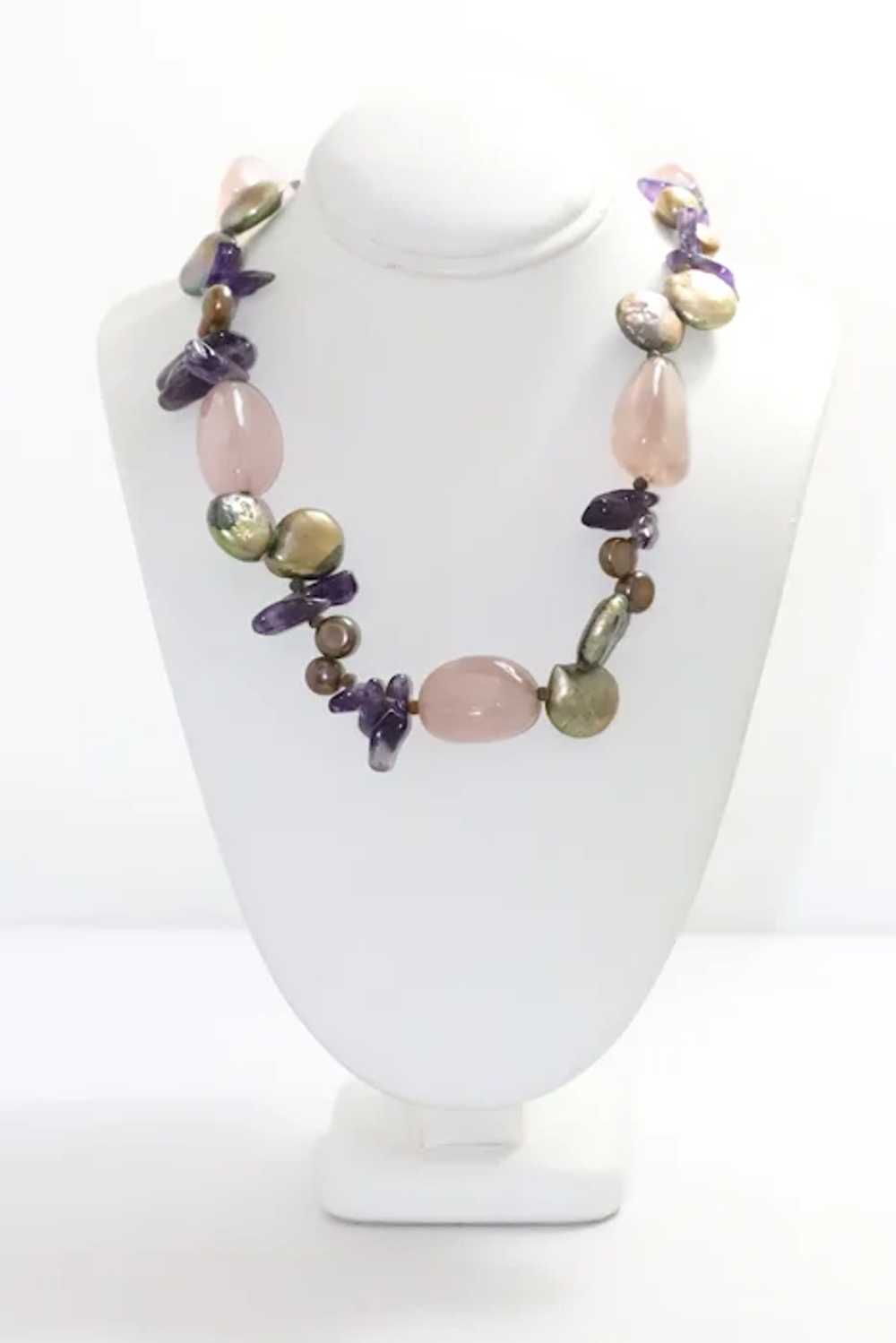 Multi-Gemstones Necklace - image 2
