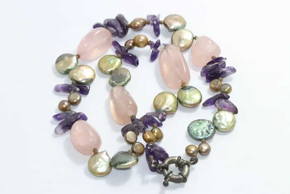 Multi-Gemstones Necklace - image 3