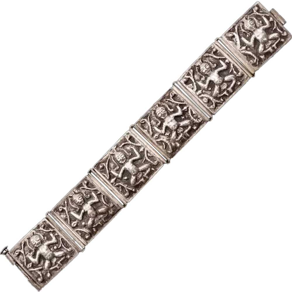 Beautiful Bohemian .800 Silver Bracelet - image 1