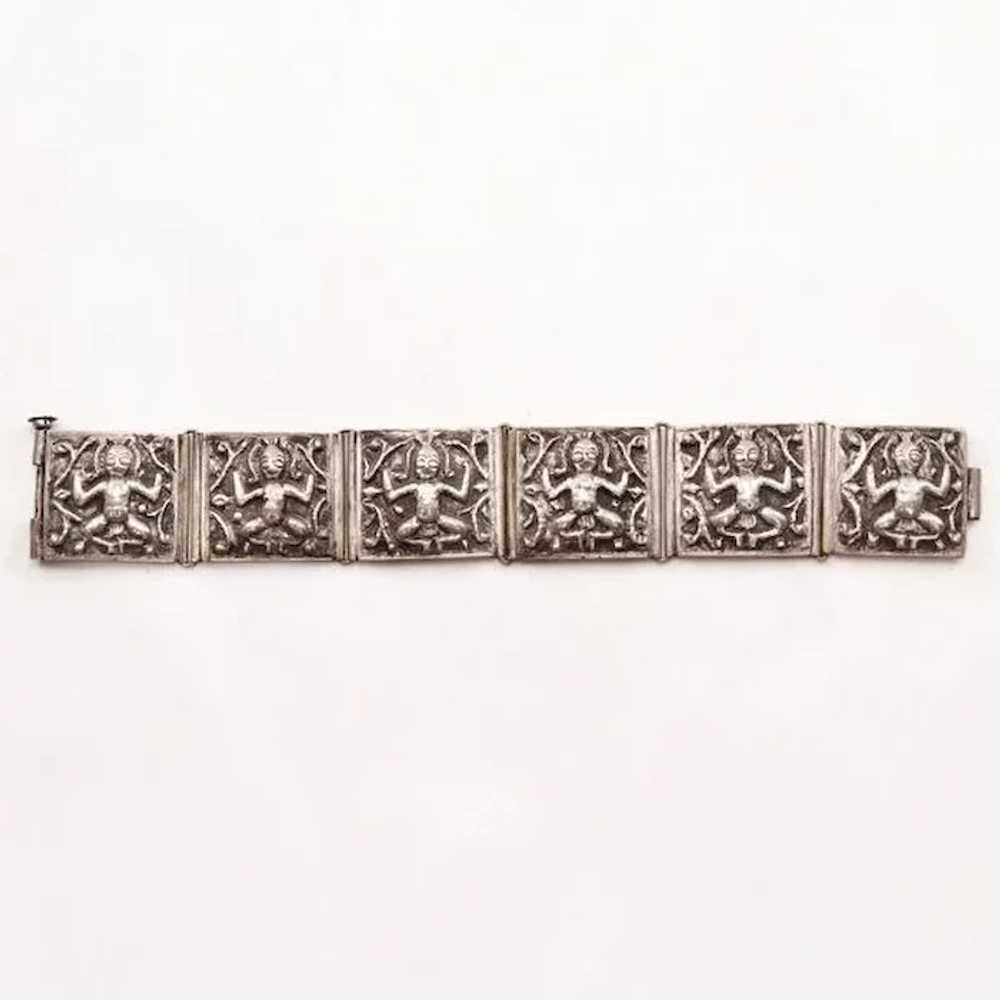 Beautiful Bohemian .800 Silver Bracelet - image 5