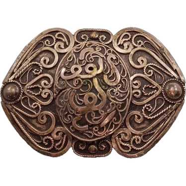 Breathtaking Antique Arabic Brooch - image 1