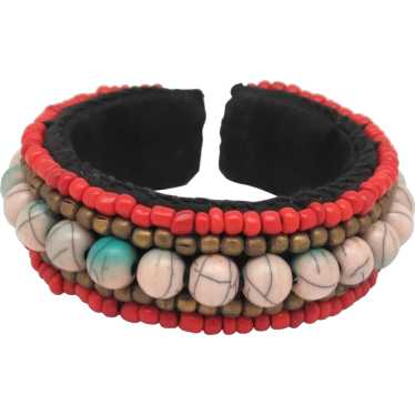 5 Row Beaded Cuff - image 1
