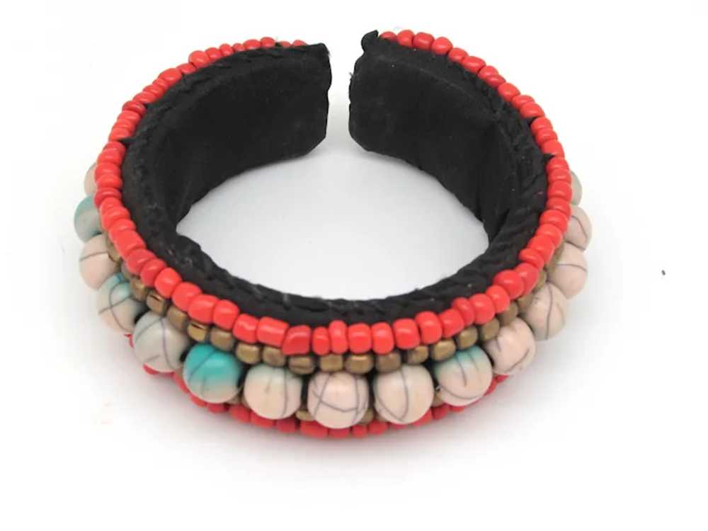 5 Row Beaded Cuff - image 2