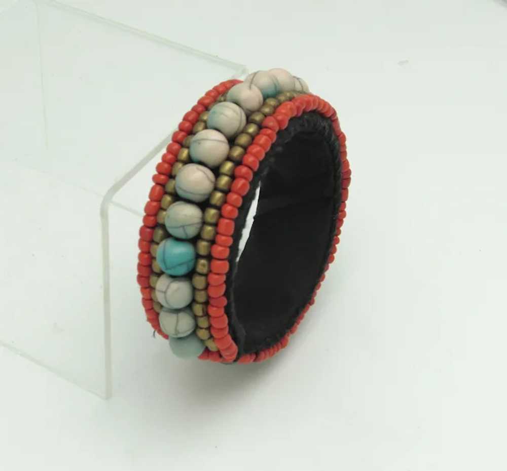 5 Row Beaded Cuff - image 4