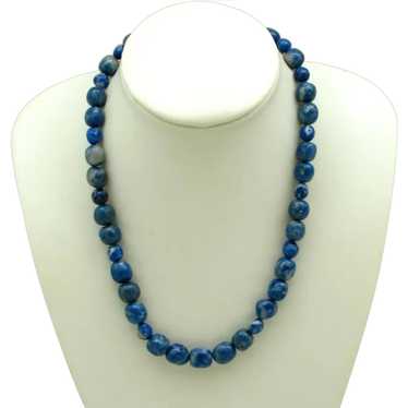 Dyed Quartz Bead Necklace