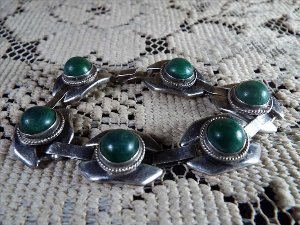 Vintage Mexican Sterling Charm Bracelet Pre-Eagle Mark - Ruby Lane