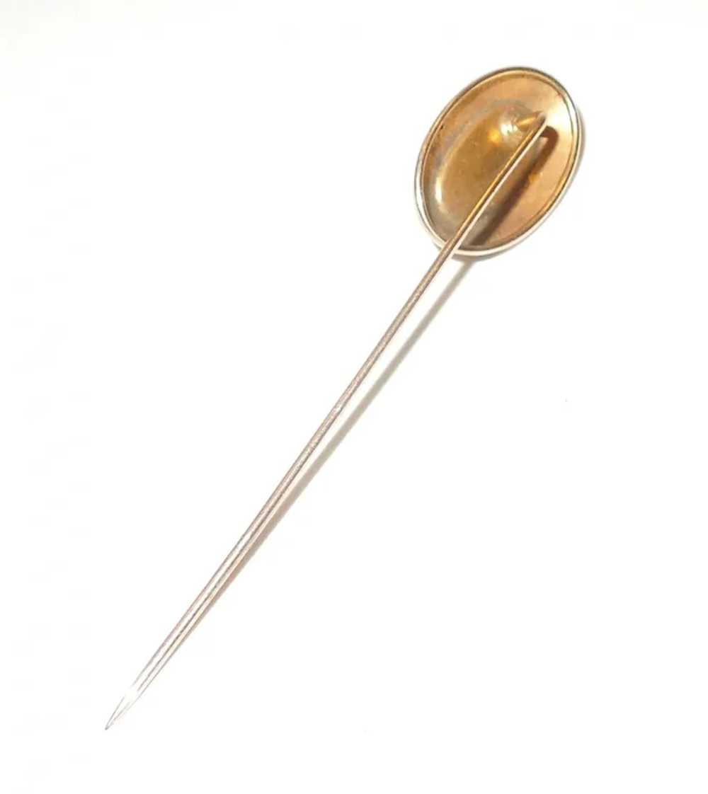 Victorian 10K Stick Pin or Lapel Pin - image 4