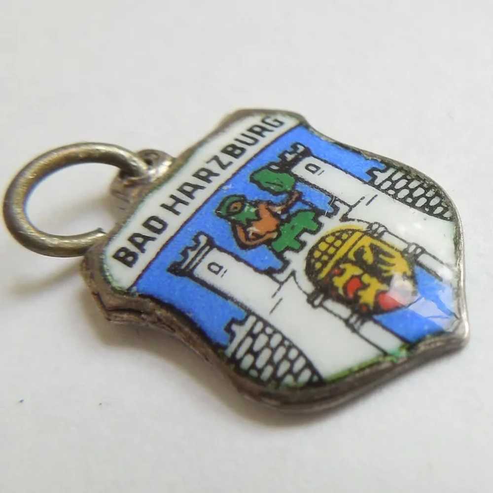 BAD HARZBURG Germany Vintage Enamel and 800 Silve… - image 2