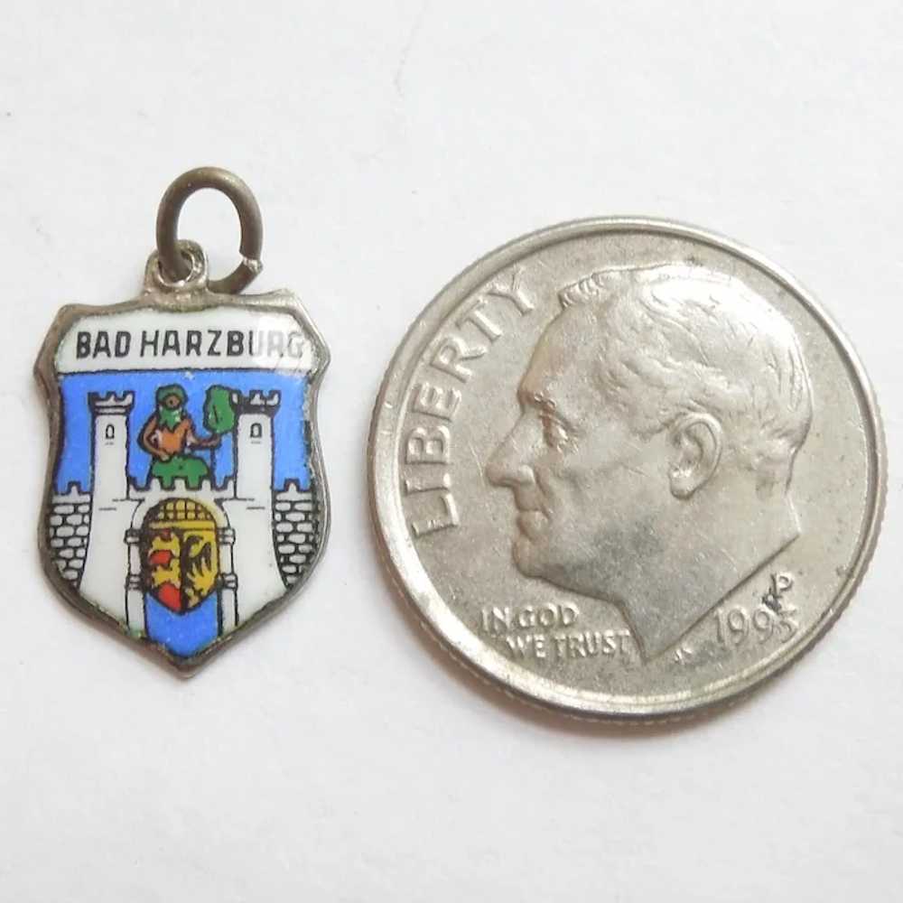 BAD HARZBURG Germany Vintage Enamel and 800 Silve… - image 4