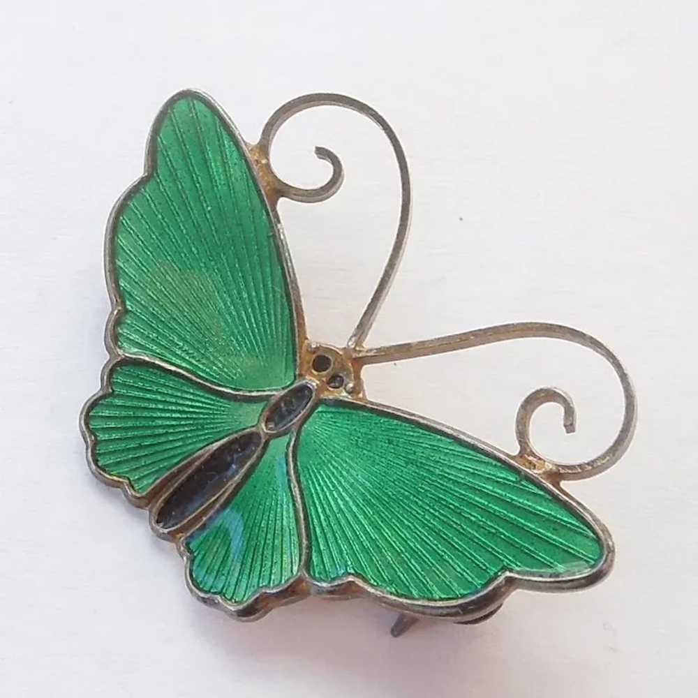 D-A David Andersen Norway - Small Butterfly Pin -… - image 2
