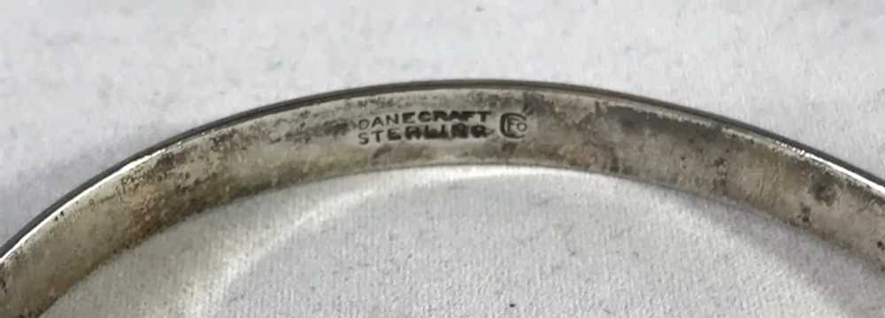 Danecraft Felch and Co Sterling Floral Bangle - image 6