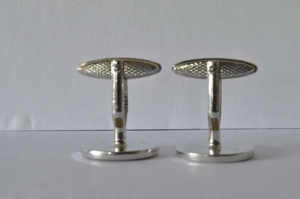 Alfred Dunhill, vintage sterling silver cufflinks… - image 7